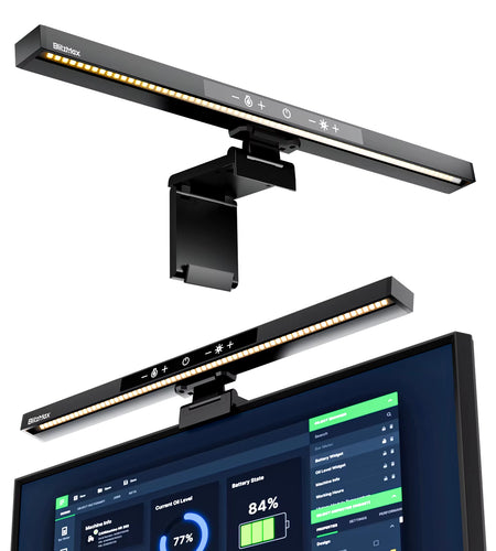 BM-ES1 plus Computer Monitor Light Bar,Wireless Remote Control Multiple Screen Lamp Dimmer Switch, E-Reading LED Hanging Light