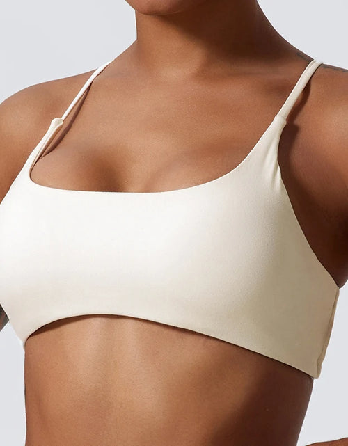 Load image into Gallery viewer, Super Soft Fabric Back Cross Sports Bra Gym Top Women Higher Quality Yoga Clothes Women Fitness Running Bra Workout Yoga Bra
