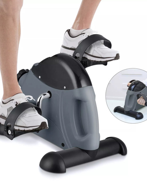 Load image into Gallery viewer, under Desk Exercise Bike, Foot Pedal Exerciser, Portable under Desk Pedal Stepper with Digital Display, Mini Leg Exerciser for Home
