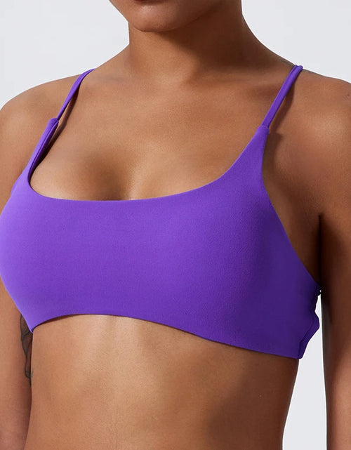 Load image into Gallery viewer, Super Soft Fabric Back Cross Sports Bra Gym Top Women Higher Quality Yoga Clothes Women Fitness Running Bra Workout Yoga Bra
