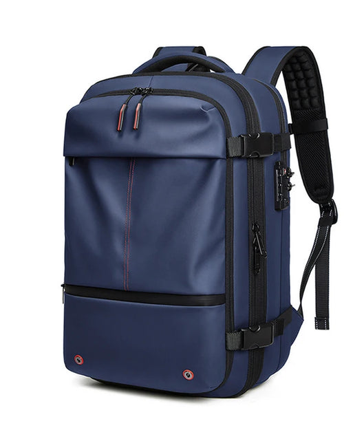 Load image into Gallery viewer, Travel Men 17 Inch Laptop Backpack Vacuum Compression Backpack Business Large Capacity School Backpack Expand Outdoor Backpack
