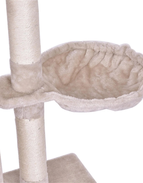 Load image into Gallery viewer, 56" Cat Tree Tower for Indoor Cats with Ladder, Scratching Posts Cat Condo for Multiple Cats Jump Platform Cat Furniture Activity Center, Beige
