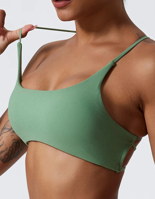 Load image into Gallery viewer, Super Soft Fabric Back Cross Sports Bra Gym Top Women Higher Quality Yoga Clothes Women Fitness Running Bra Workout Yoga Bra
