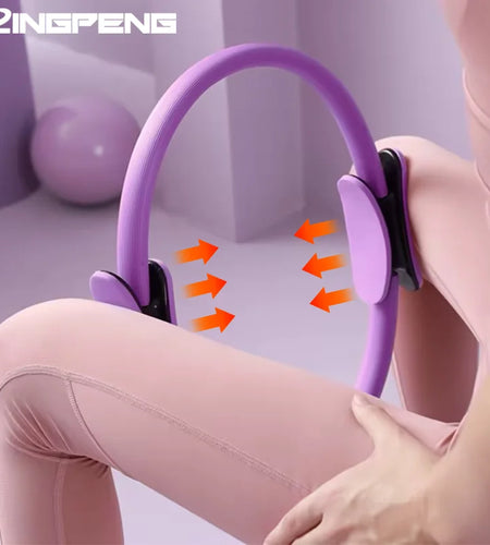 Yoga Fitness Pilates Ring Yoga Ring Open Back Ring Magic Ring Pelvic Floor Muscle Training Yoga Supplies Pilates Ring